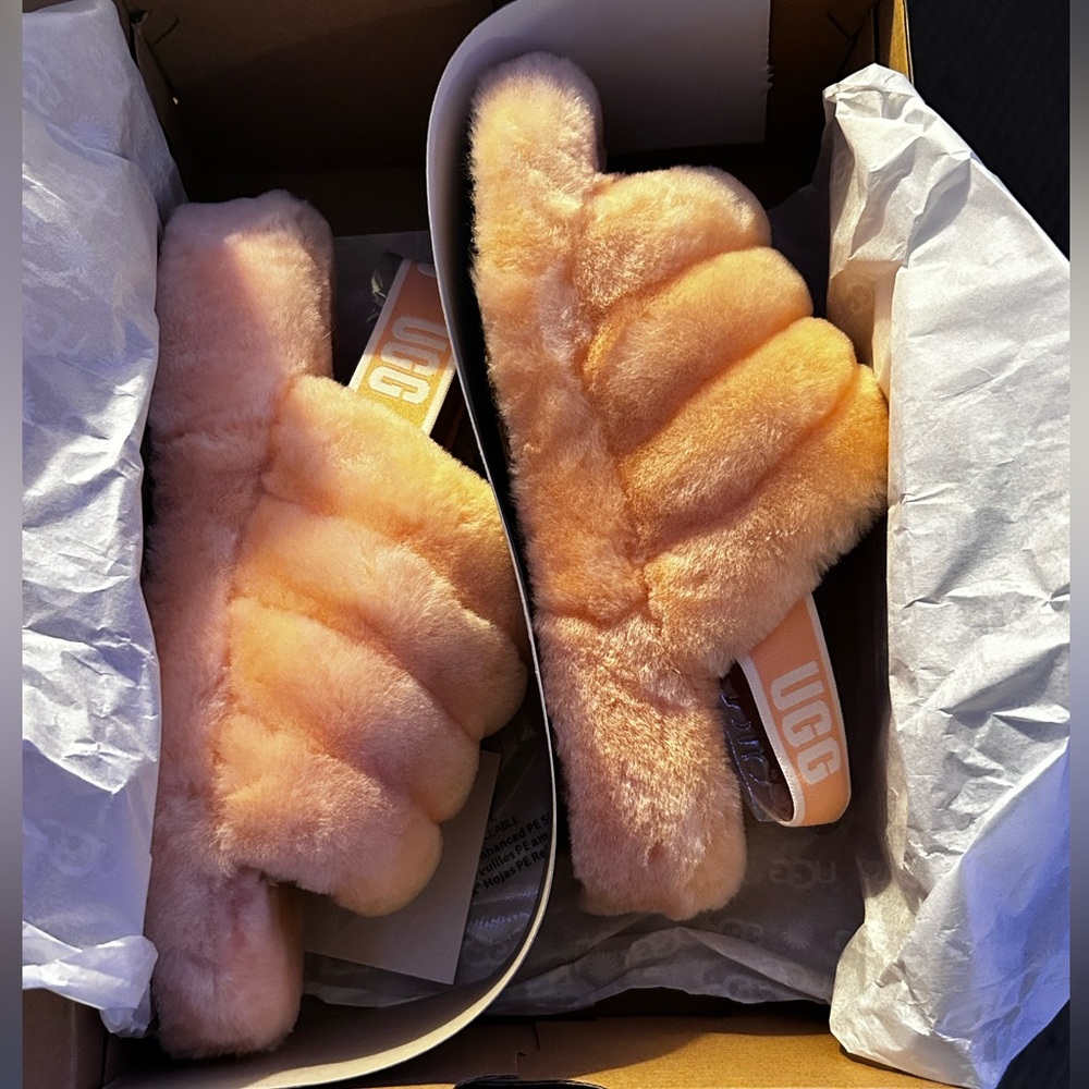 ugg furry slides for summer